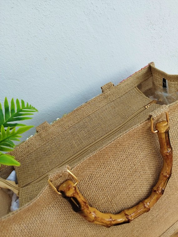 Bolso rafia colores
