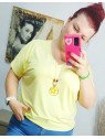Camiseta manga corta amarilla