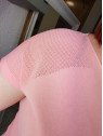 Blusa hilo punto fino salmón