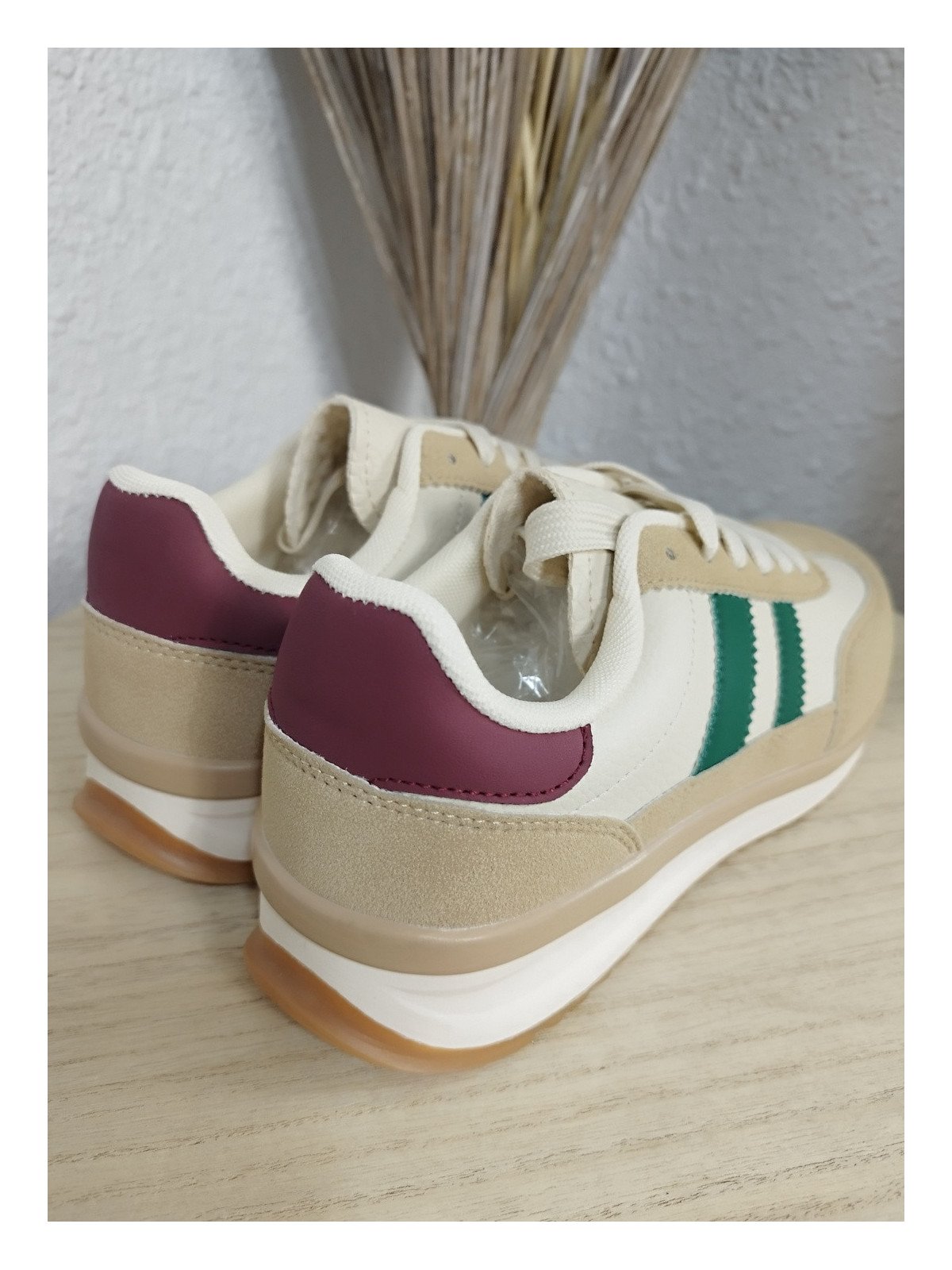 Zapatillas Casual Beige y Camel