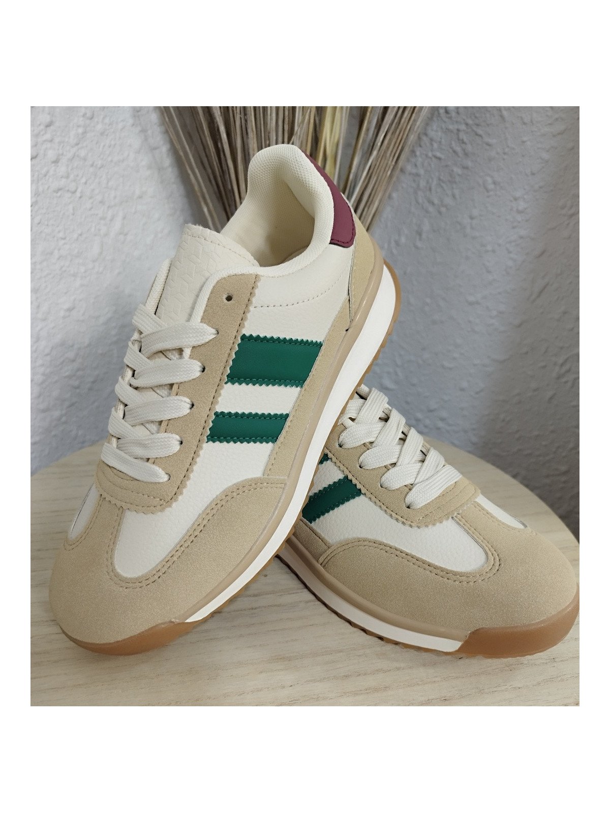 Zapatillas Casual Beige y Camel