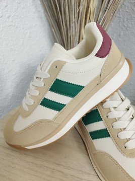 Zapatillas Casual Beige y Camel